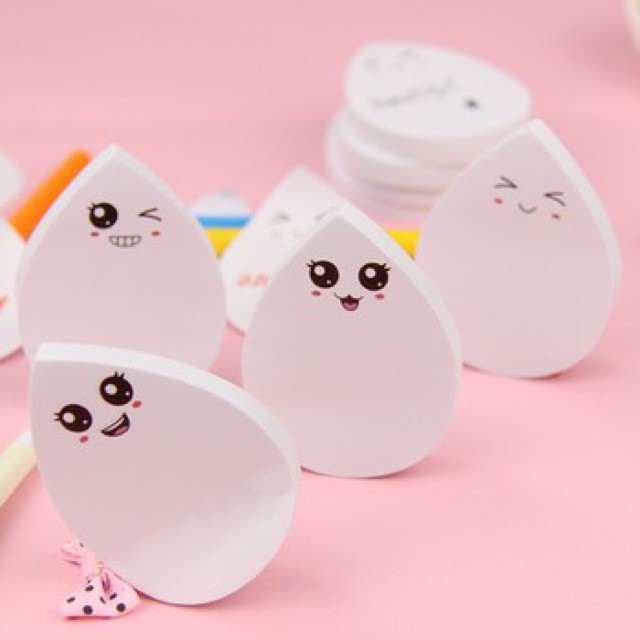 Giấy note giọt nước ghi chú tiện lợi lại còn so kute