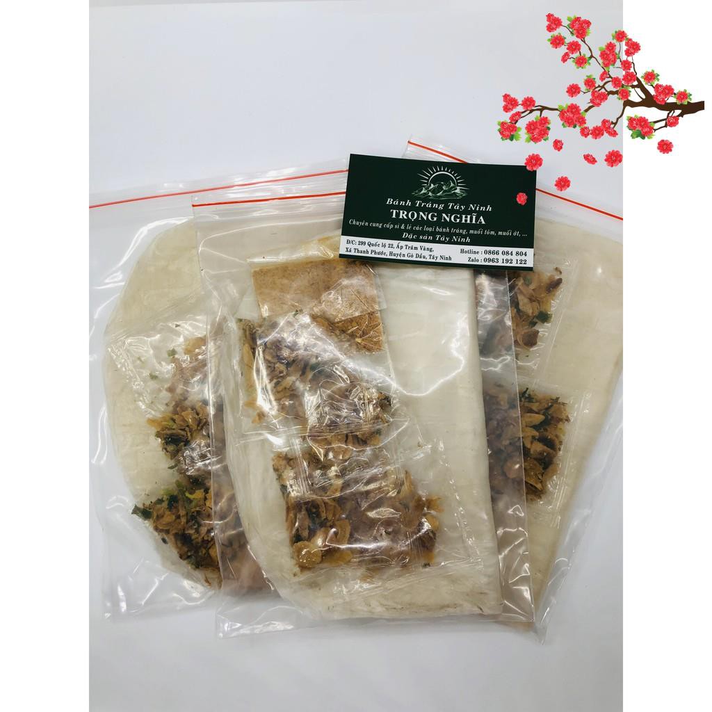 [100G] Bánh Tráng Lá Cuộn Muối Hành Phi Trọng Nghĩa