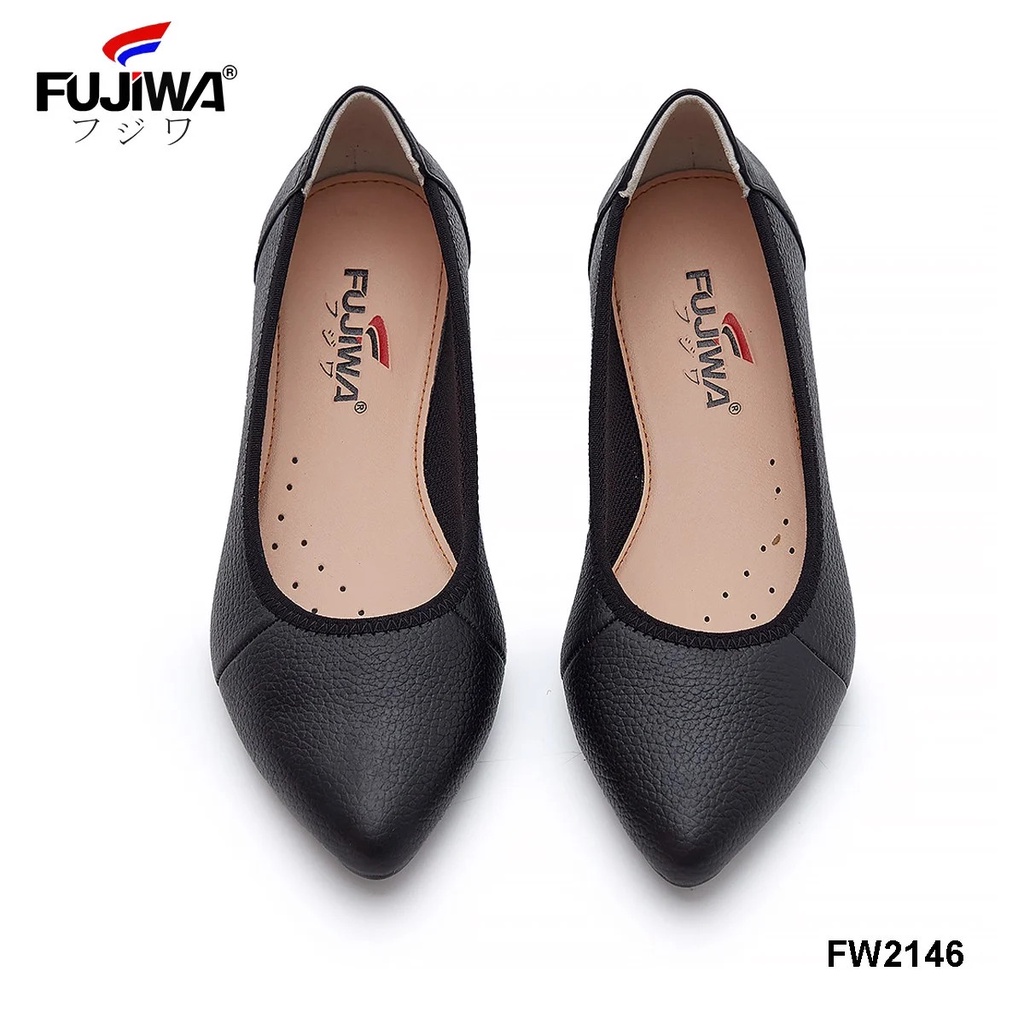 Giày Nữ Da Bò FUJIWA - FW2146. Da Thật Cao Cấp. Được Đóng Thủ Công (Handmade). Đế Cao 2 Cm. Size: 35, 36, 37, 38, 39, 40