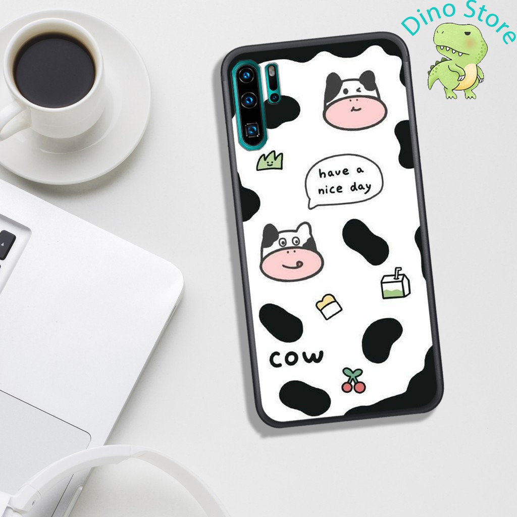ỐP LƯNG HUAWEI P30 PRO, IN HÌNH CHÚ BÒ SỮA CUTE.