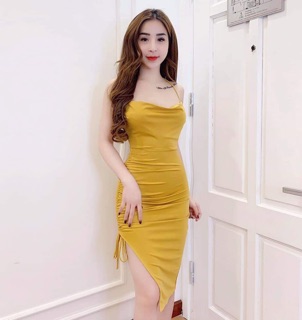 ĐẦM 2 DÂY CỔ ĐỔ (CÓ MÚT NGỰC)