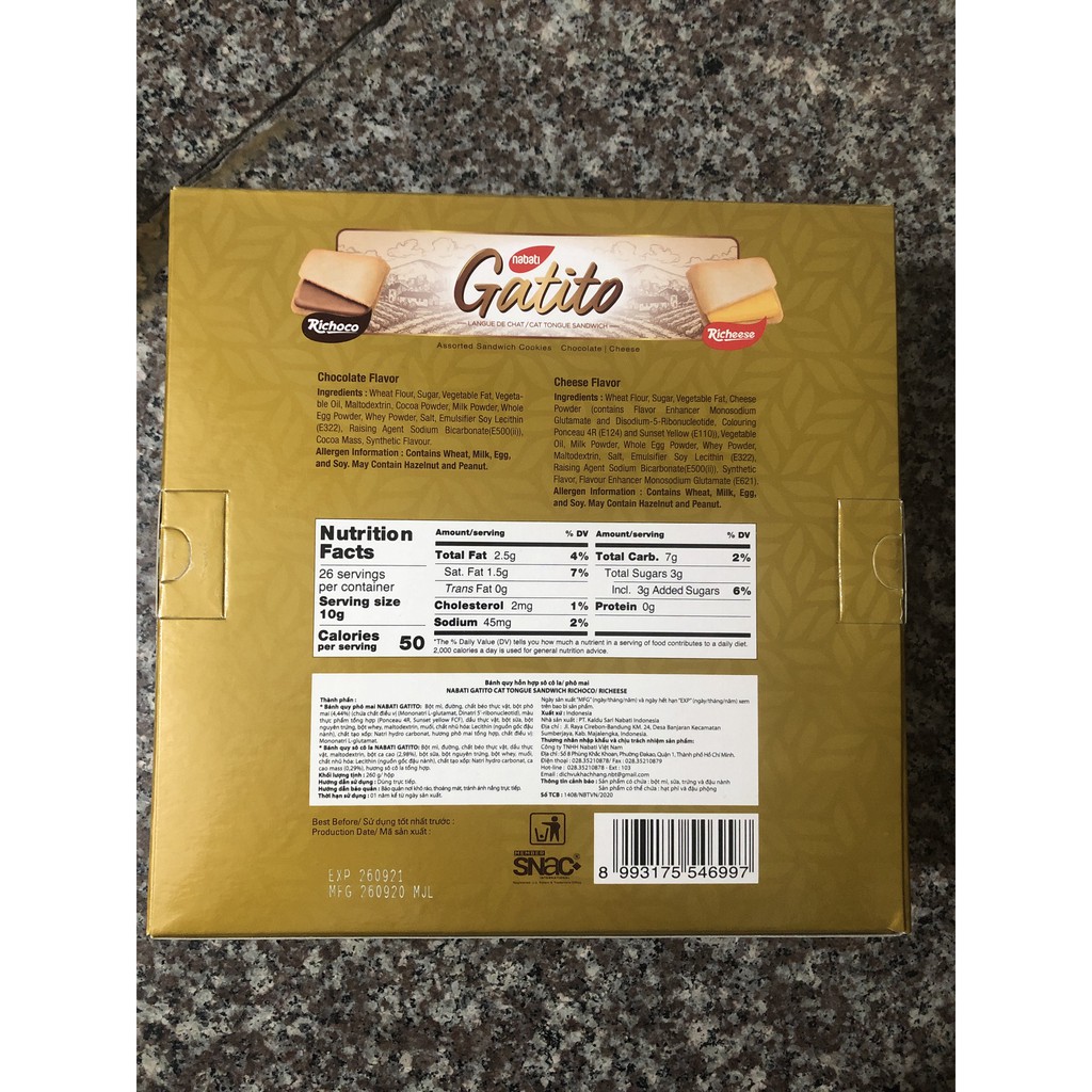 Hộp Thiếc Nabati Gatito Phô mai, Socola 260gr | BigBuy360 - bigbuy360.vn