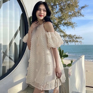 ĐẦM CỔ YẾM TRỄ VAI SIÊU HOT