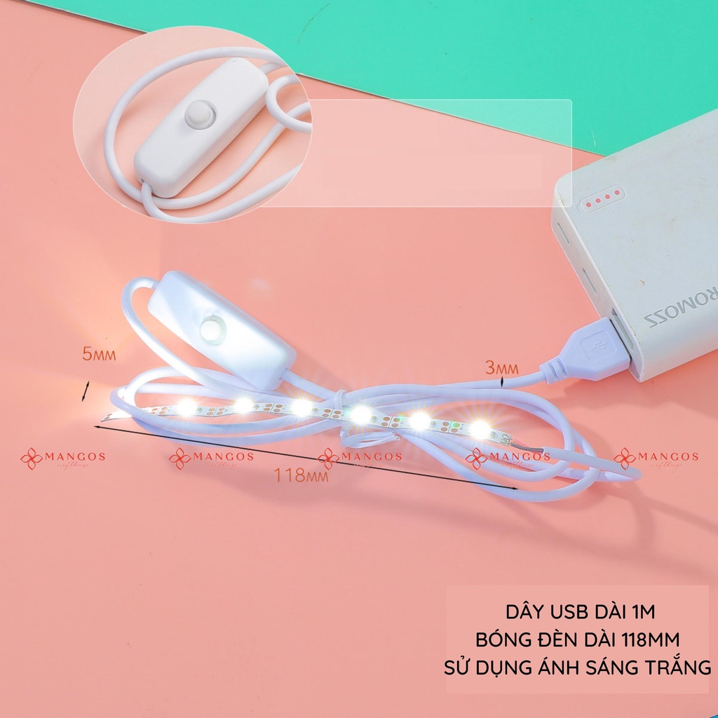 Khuôn silicon đèn hình nhà làm DIY đèn ngủ resin xinh xắn MK0604