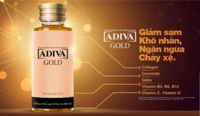 Combo 2 hộp Collagen Adiva Gold (14 lọ)