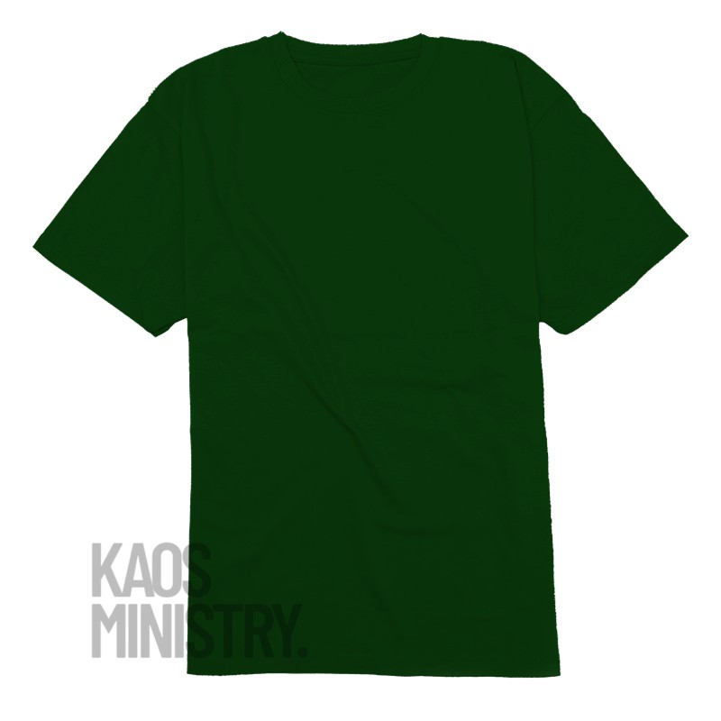 Áo Sơ Mi cotton Cổ Tròn Màu Xanh Lá/Xanh Lục Bảo Dành Cho Nam Và Nữ 20s