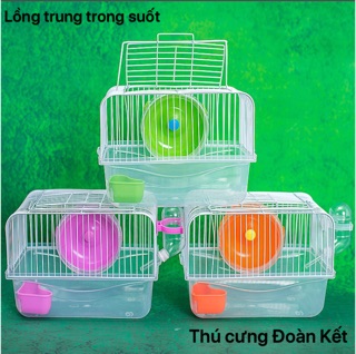 Lồng hamter trung khay cao trong