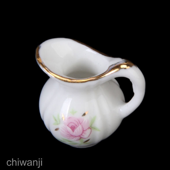 Bộ 8 Món Đồ Dùng Nhà Tắm Tỉ Lệ 1 / 12 Trang Trí Nhà Búp Bê