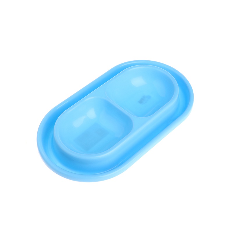 Tô Đựng Thức Ăn / Nước Uống Cho Thú Cưng + Bát Ăn Chống Rách Màu Xanh Dương / Hồng