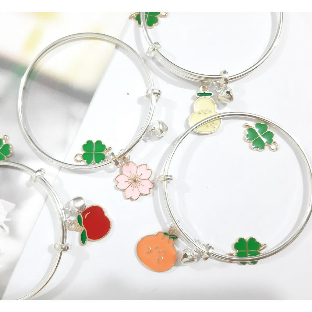 Vòng Đeo Tay Sanrio Trái Cây Đính Chuông Phong Cách Nhật Bản Cho Nữ Sinh V33