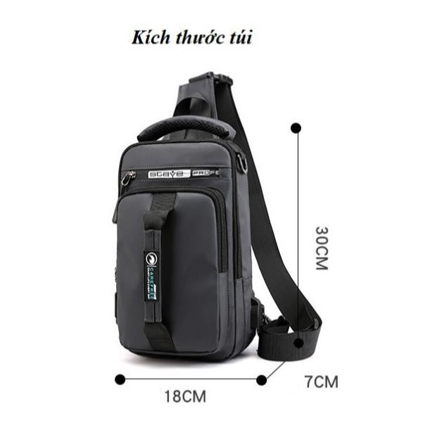 Túi đeo chéo nam đa năng chống nước bền bỉ - phong cách trẻ trung năng động | BigBuy360 - bigbuy360.vn