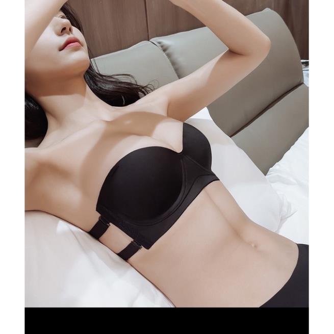 ❤️ Áo Lót Nữ Myna Quả Ngang Hở Lưng Nâng Ngực Có Gọng Chống Tụt Tạo Khe Cao Cấp 966 ❤️