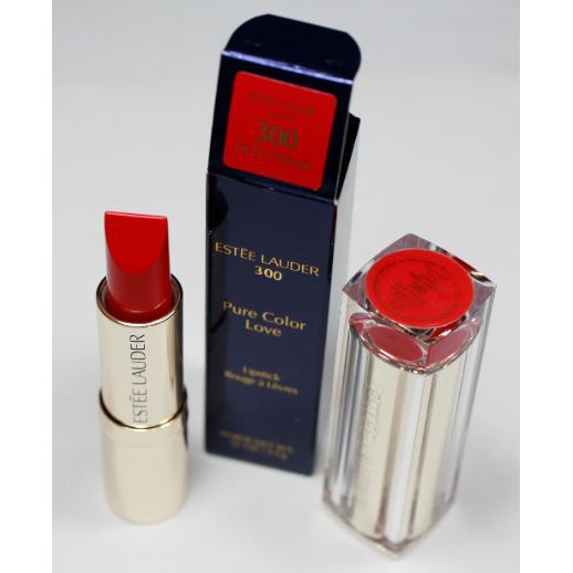 Son lì Estee Lauder Pure Color love 3.5g -Siêu mềm mượt không khô môi son lì lâu trôi: đỏ cam- đỏ hồng- hồng đất- Pháp