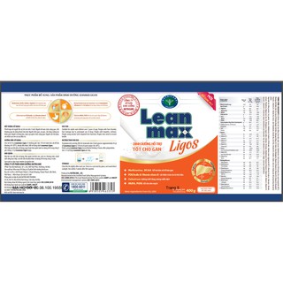 Sữa Leanmax ligos 400GR (SỮA BỘT BẢO VỆ TẾ BÀO GAN)