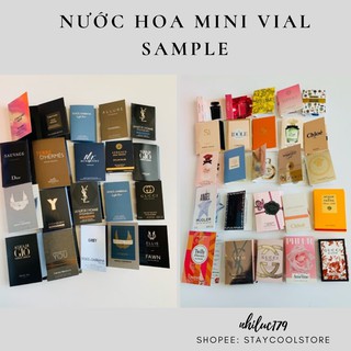 (LINK 1) Nước hoa Vial Sample- Mẫu thử các hương nước hoa danh tiếng