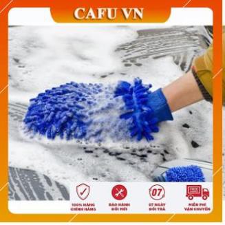 Bao tay lau rửa xe cho ô tô găng tay 2 mặt rửa xe máy, ô tô, lau dọn nội thất - CAFU VN