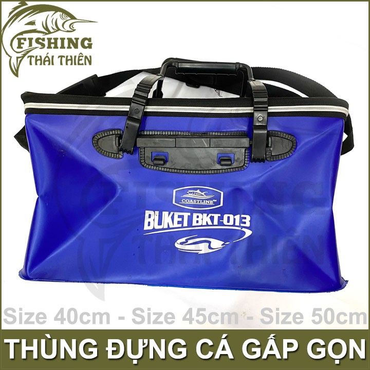 Thùng đựng cá Coastline gấp gọn tiện lợi đi câu 45cm