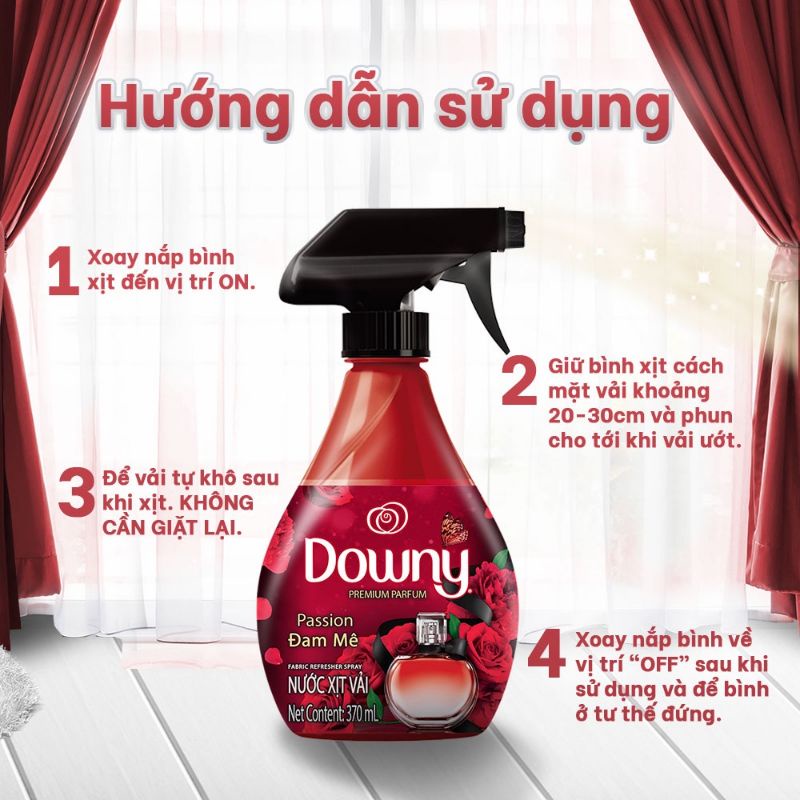 [Hỏa tốc]NƯỚC XỊT VẢI DOWNY CHAI 370 ML