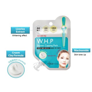 Mặt Nạ Đất Sét Dưỡng Trắng Da MEDIHEAL W.H.P Shower Capping Pack