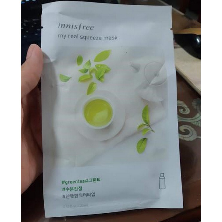 Mặt nạ giấy It's Real Squeeze Mask dưỡng chất thiên nhiên, dưỡng ẩm căng mọng da - HONGS BEAUTY