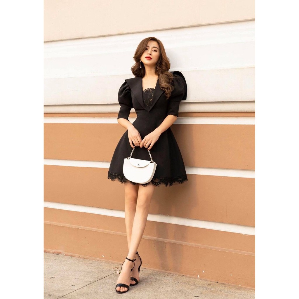 VÁY TAY BỒNG PHỐI REN DỰ TIỆC BIG SIZE | BigBuy360 - bigbuy360.vn