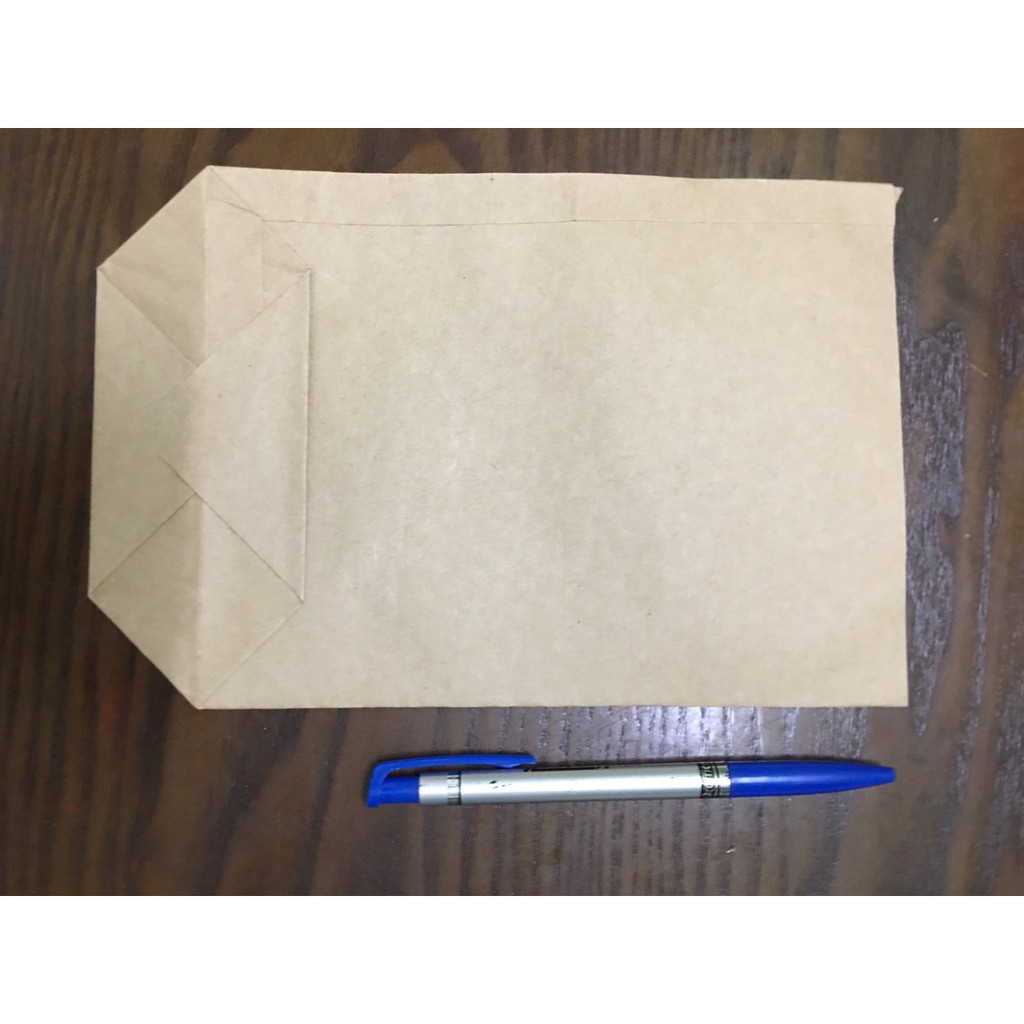 100 túi giấy xi măng gói hàng tiêu chuẩn cỡ cỡ 1,2 16x25cm