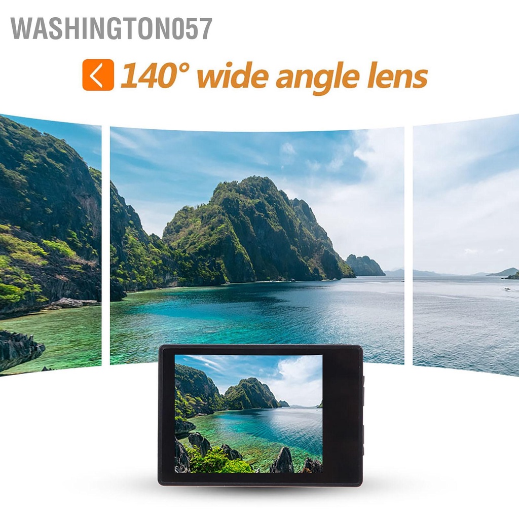 Có thể bán buôn Camera hành động WiFi HD 1080P ngoài trời Bộ phụ kiện gắn nhà ở không thấm nước Washington057 Hàng giao ngay