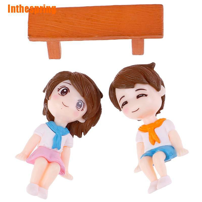 1 Set Mô Hình Cặp Đôi Mini Trang Trí Sân Vườn