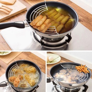 Vỉ gác chảo chiên rán dầu mỡ loại dày bằng inox