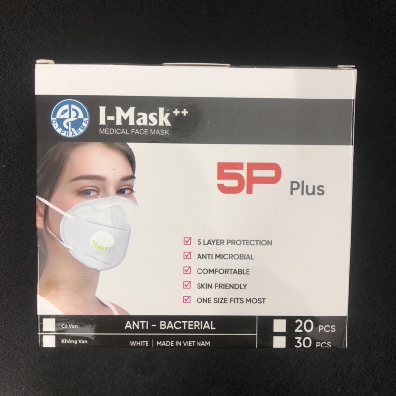 Khẩu trang 3D N95 kháng khuẩn, 5 lớp ngăn ngừa bụi mịn, có thanh kẹp định hình mũi, ôm kín mặt, dễ thở, an toàn