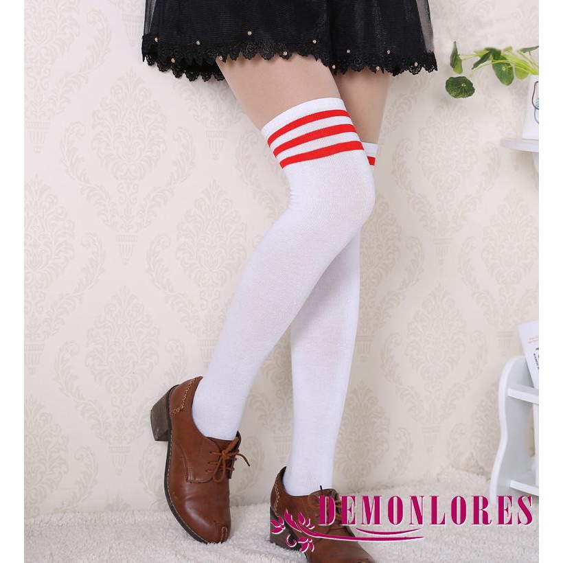 Vớ cotton cao qua gối thời trang dành cho nữ