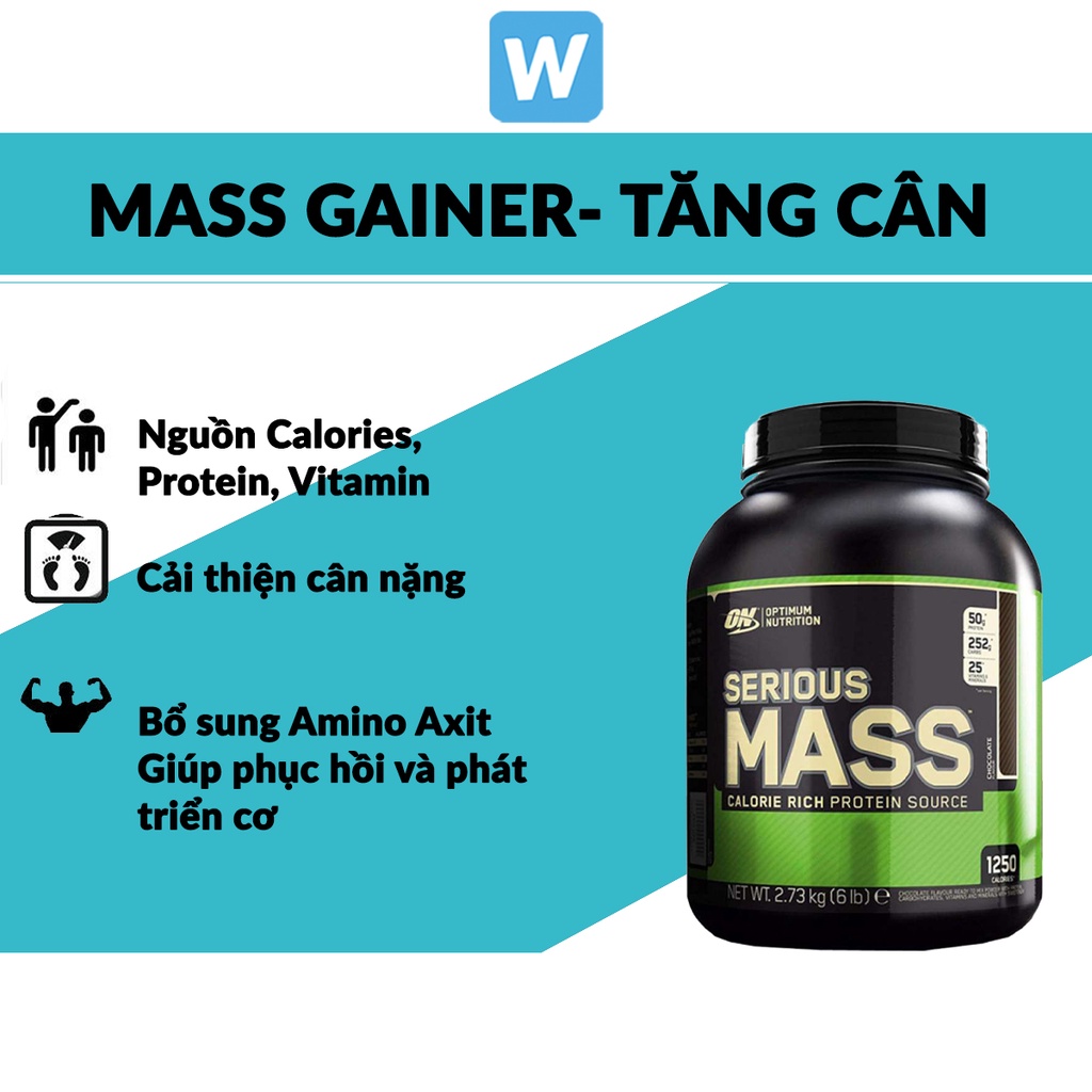 Sữa tăng cân Serious Mass Gainer 6Lbs - Super Muscle Grow Gainer