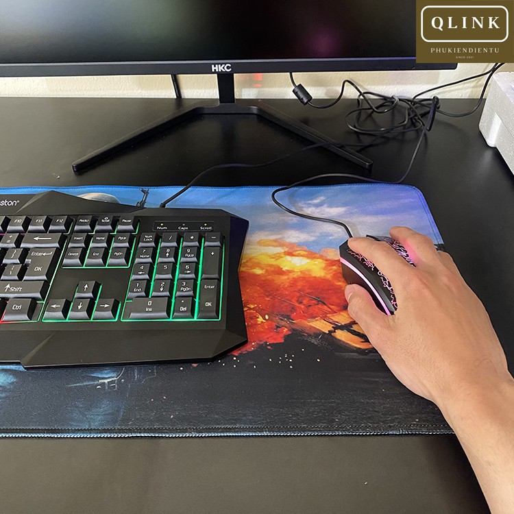 Lót chuột, bàn di chuột cỡ lớn khổ 70x30 Mouse Pad Gaming Cực Chất Siêu Rẻ