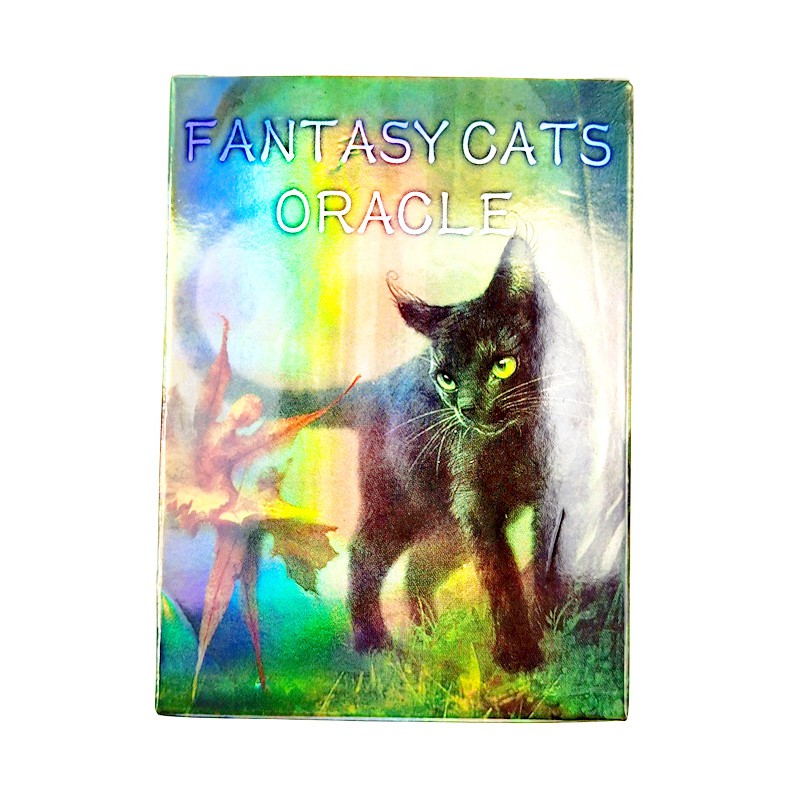 Bộ bài Fantasy Cats Oracle óng ánh V2