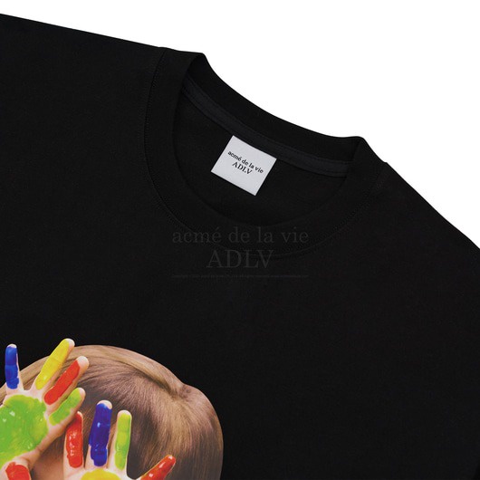 ÁO THUN TAY LỠ ADLV CÔ BÉ TÔ MÀU OVERSIZE UNISEX CHẤT LIỆU CONTON
