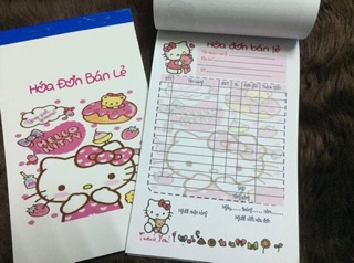 Combo hoá đơn bán hàng cute 1 liên (shop Chuongvang)