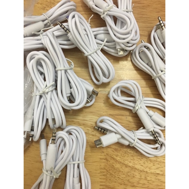 Dây  Livestream C7, C11, Jack Chuyển Từ Micro USB Sang 3.5 Dương