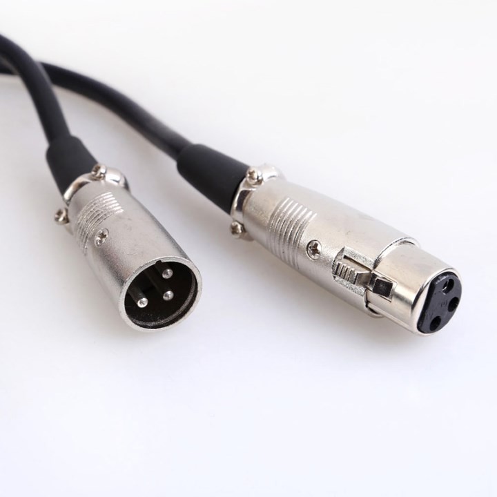 CÁP XLR CHO MICRO CONDENSER 2 ĐẦU ĐỰC CÁI - CABLE XLR