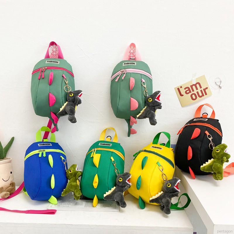 Ba lô hình khủng long hoạt hình đáng yêu chống lạc cho bé