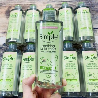 Toner Simple Kind to Skin 200ml mẫu mới ( Hàng Chính Hãng)