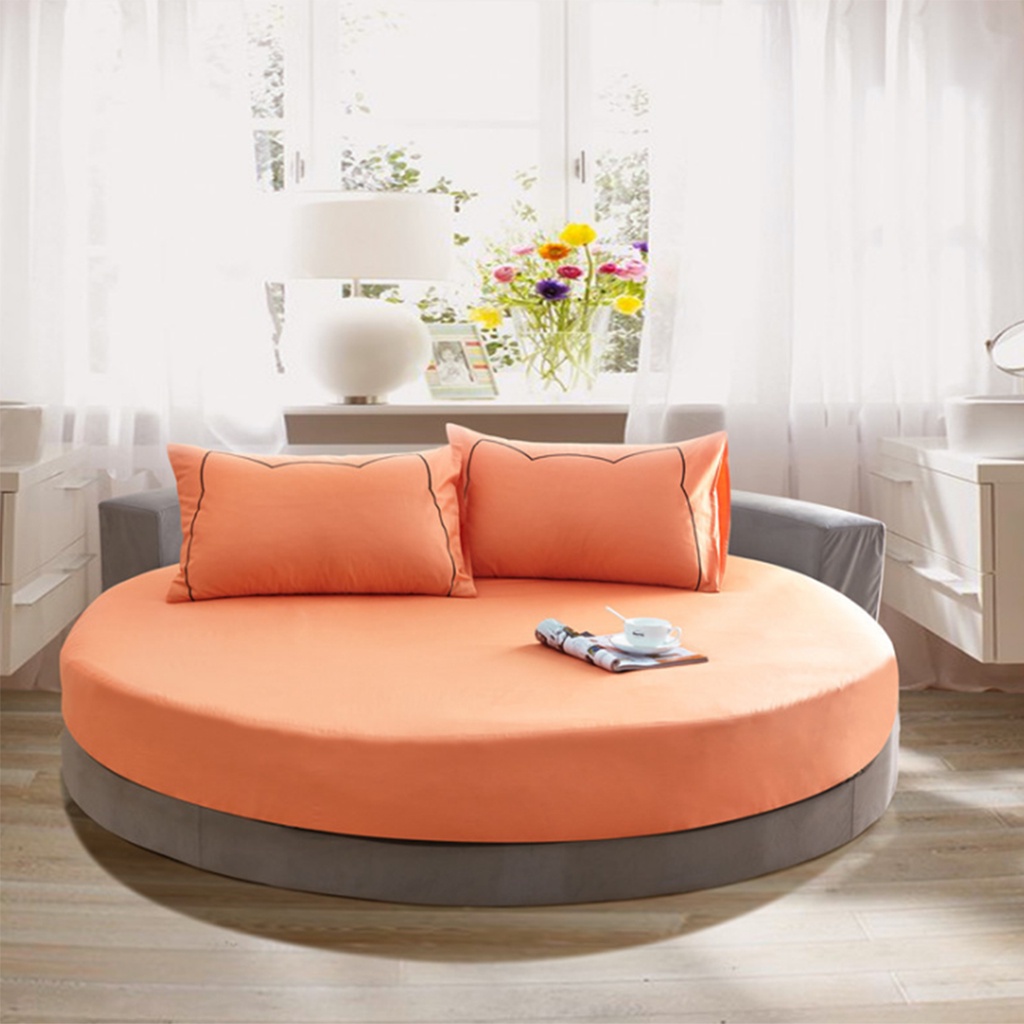 Mềm Ga Trải Giường Hình Tròn 200x200cm