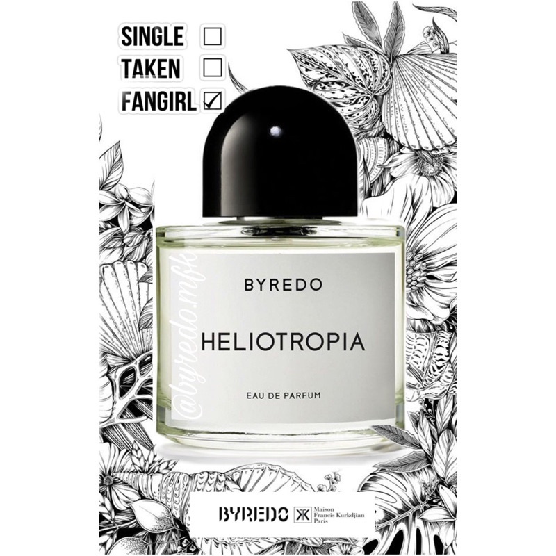 Mẫu thử nước hoa BYREDO HELIOTROPIA Tester 5ml/10ml/20ml | BigBuy360 - bigbuy360.vn