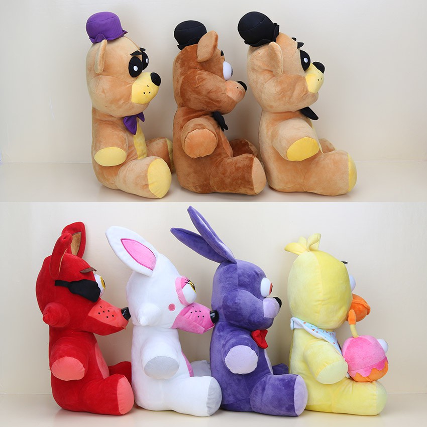 Thú Nhồi Bông Hình Gấu Bonnie Chica Foxy 45Cm Mềm Mại Cho Trẻ Em