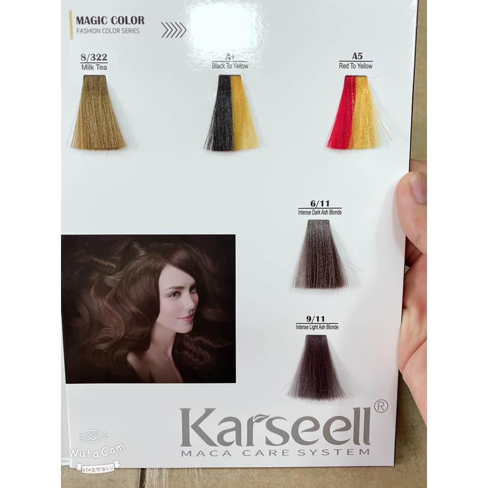 Bóc Đen A+ Karseell, Thuốc Nhuộm Bóc Màu Đen Phủ Bạc Black To Yellow A+ Color Remover