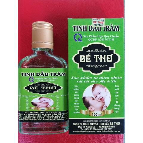 Tinh dầu tràm Bé Thơ giúp giữ ấm cho bé chai 50 và 100ml