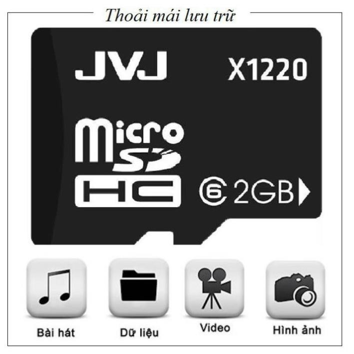 [HÀNG TỐT] Thẻ nhớ 2G/4G/8G/16G/32G/64G JVJ microSDHC chuyên dụng CAMERA, lưu trữ hình ảnh âm thanh chuẩn