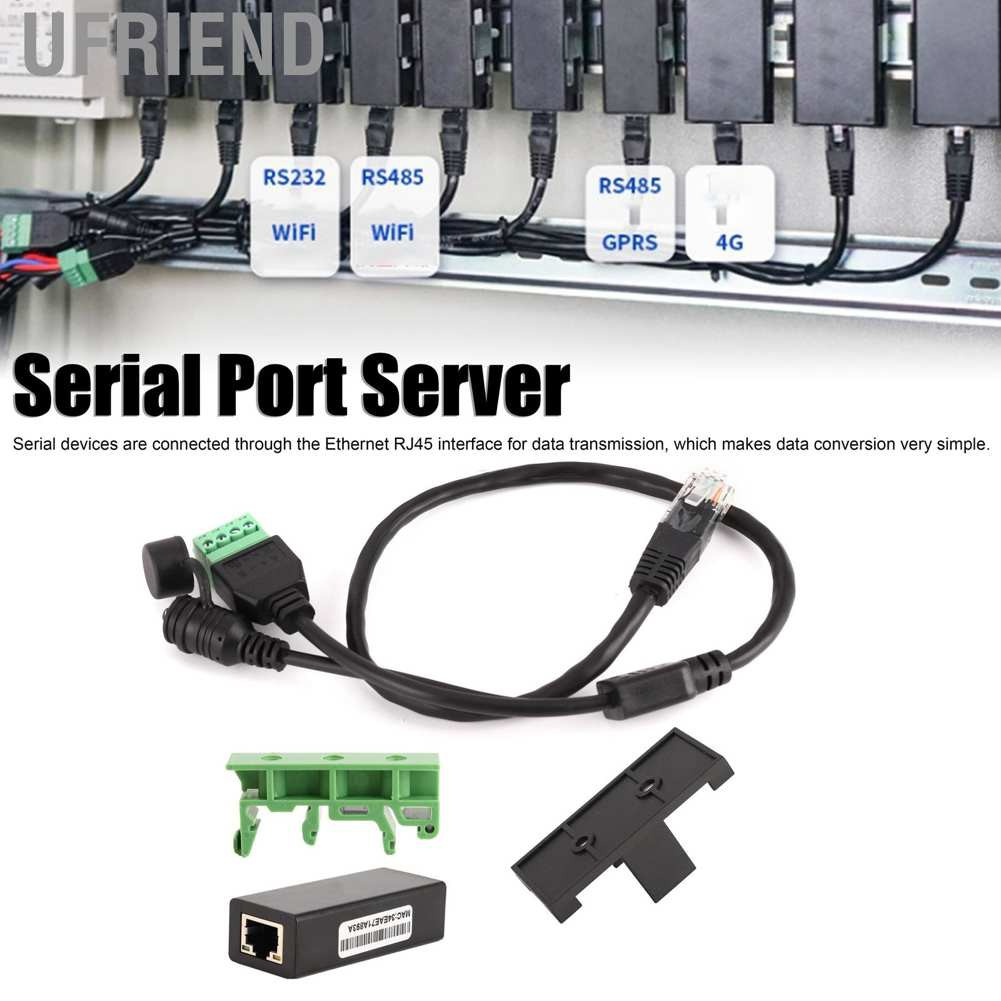 Ufriend Serial Server RS485 to WIFI External Antenn Wireless Communication Module HF7211‑0 5‑36V