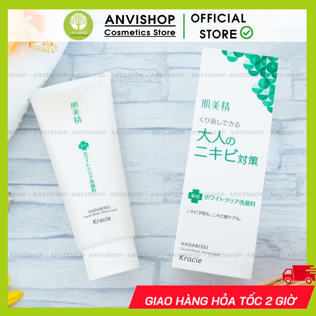 Sữa rửa mặt Giảm mụn Kracie Hadabisei