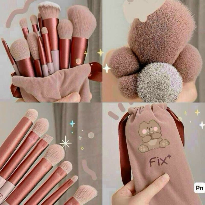 🍀LADY24H - Bộ Cọ Trang Điểm FIX Siêu Hót 13 Cây Fix+ Màu Xanh/ Màu Hồng Pastel-🍀LADY24H | BigBuy360 - bigbuy360.vn
