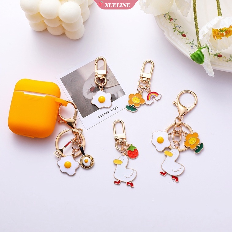 Móc khóa thiết họa tiết xinh xắn